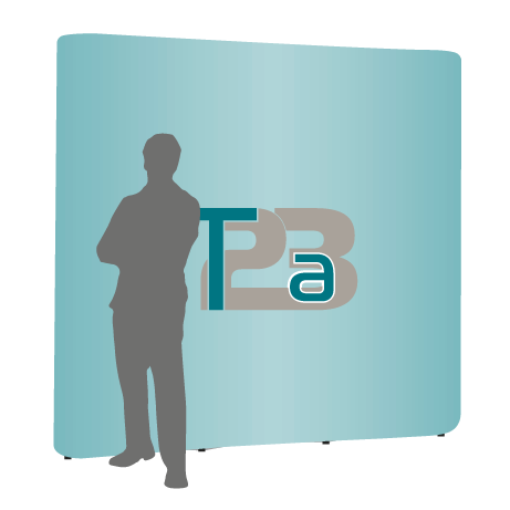 Pop-Up Faltwand | 3 x 3 Felder gerade | einseitig bedruckt