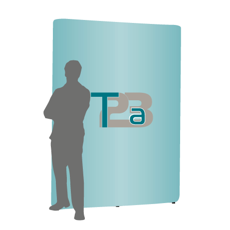 Pop-Up Faltwand | 2 x 3 Felder gerade | einseitig bedruckt