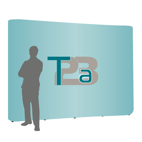 Pop-Up Faltwand | 4 x 3 Felder gerade | einseitig bedruckt