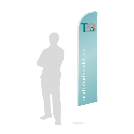 Beachflag Wind Austauschdruck | Small (260 cm) | einseitig bedruckt