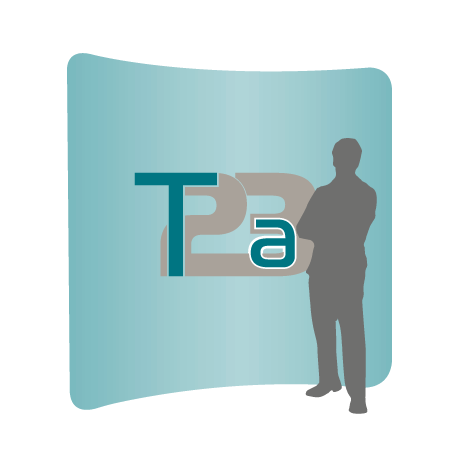 Textilwand ALU | 240er gebogen | einseitig bedruckt