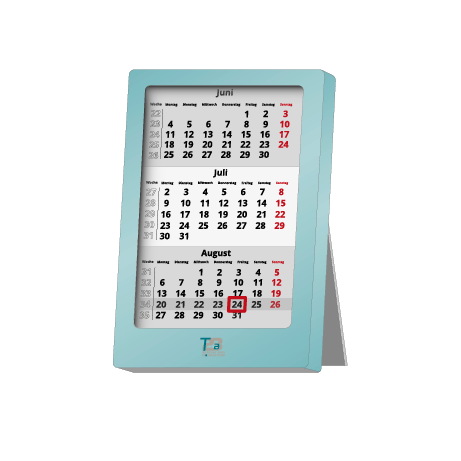 3-Monatskalender DATA - MINI - Zweijahreskalender