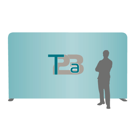 Textilwand ALU | 500er gerade | einseitig bedruckt