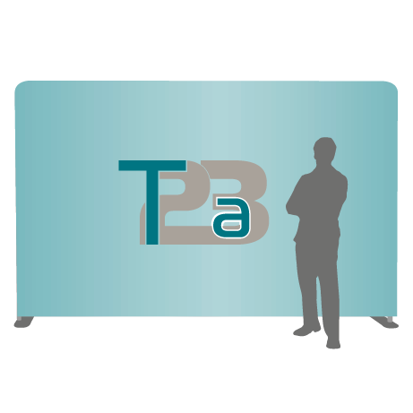 Textilwand ALU | 400er gerade | einseitig bedruckt